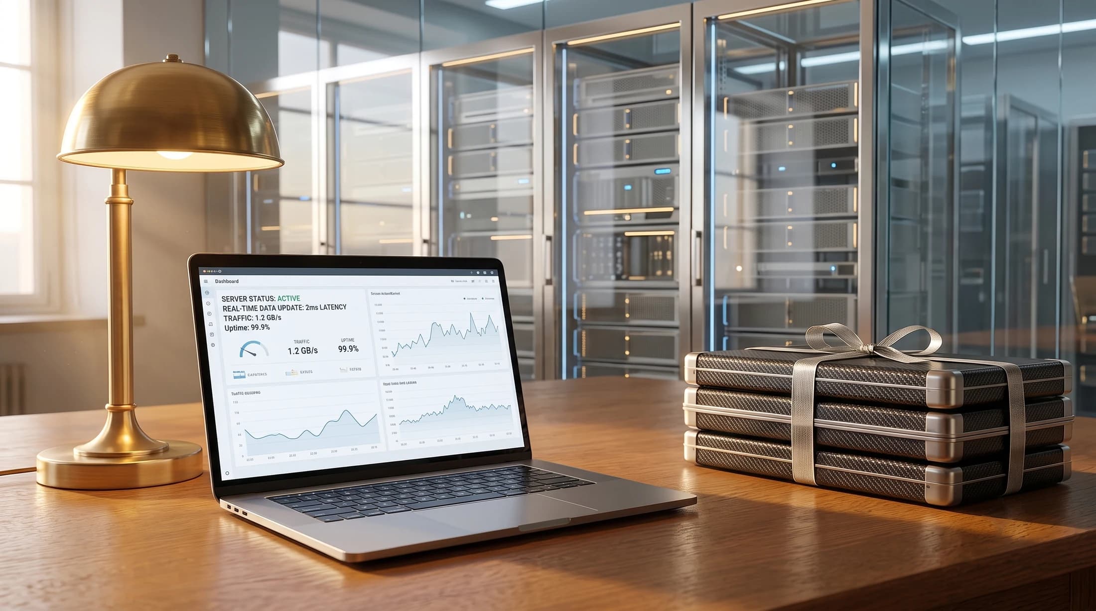 The same record as a live digital dashboard, auditable in real time