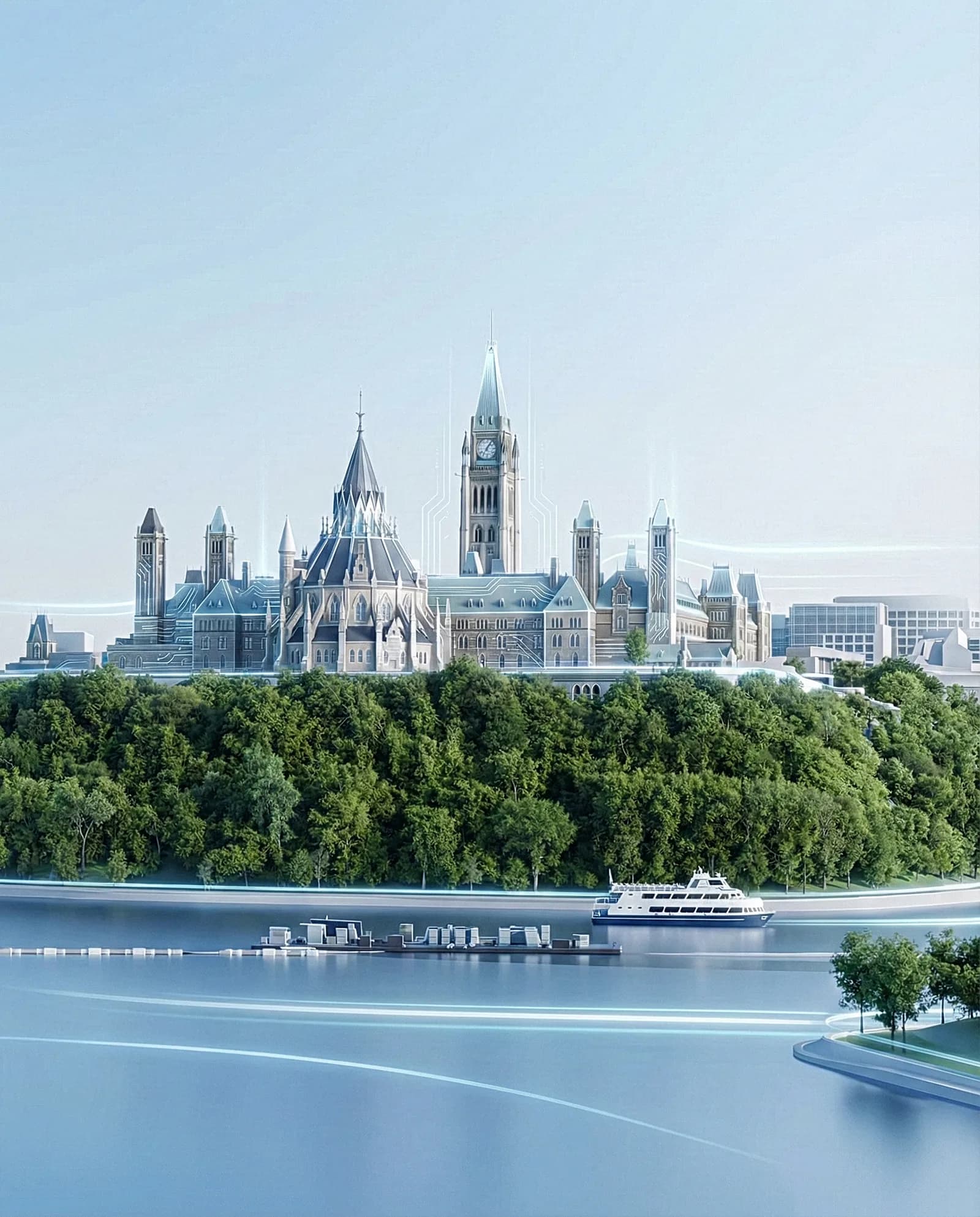 Parliament Hill, Ottawa, reimagined